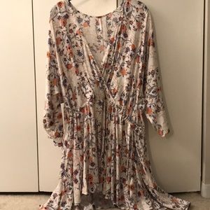Free People Floral Mini Dress